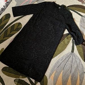 Ichi mock neck shift dress